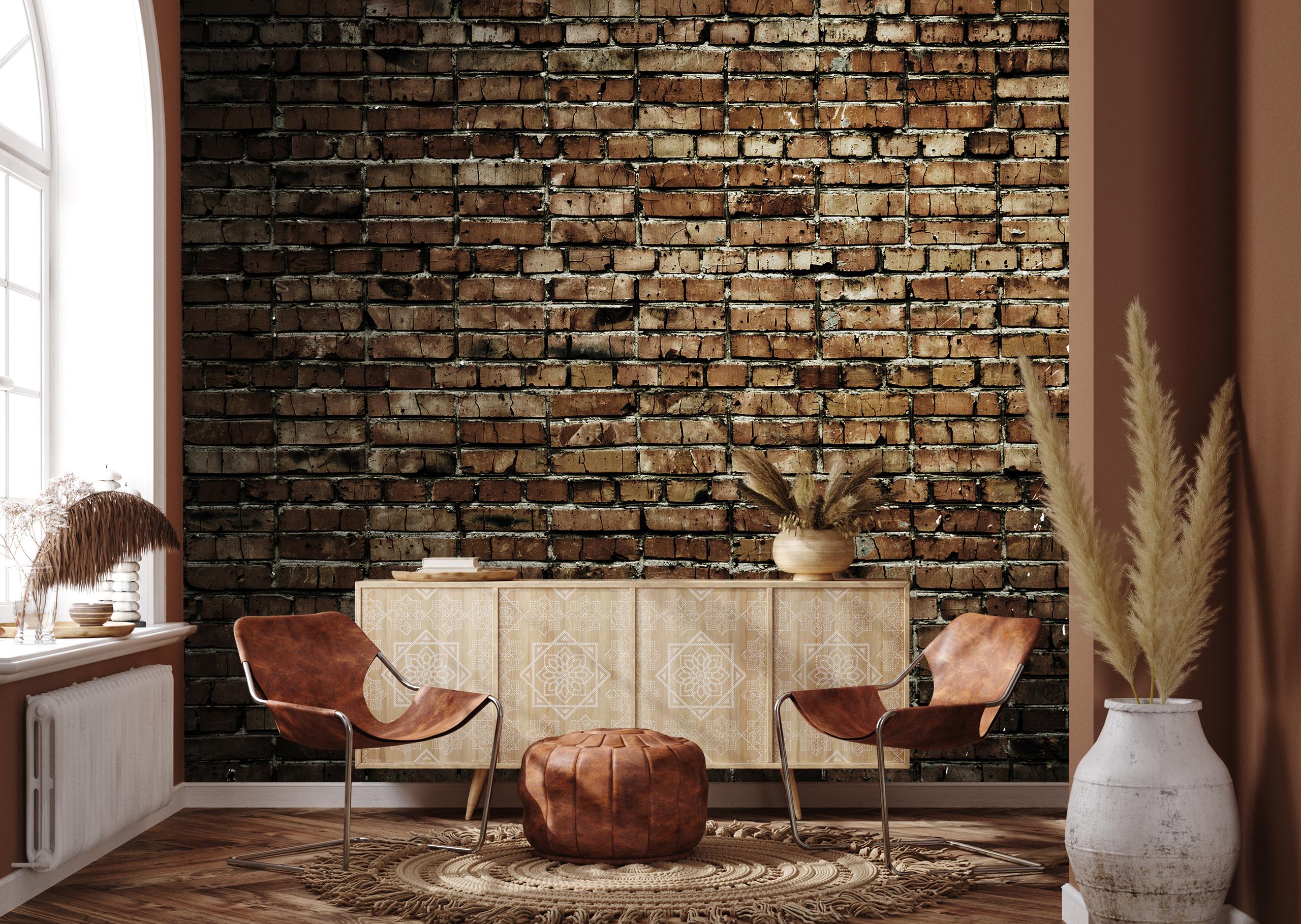 

Фотообои на самоклеющейся основе Walldeco Кирпич 200x130 Лоск