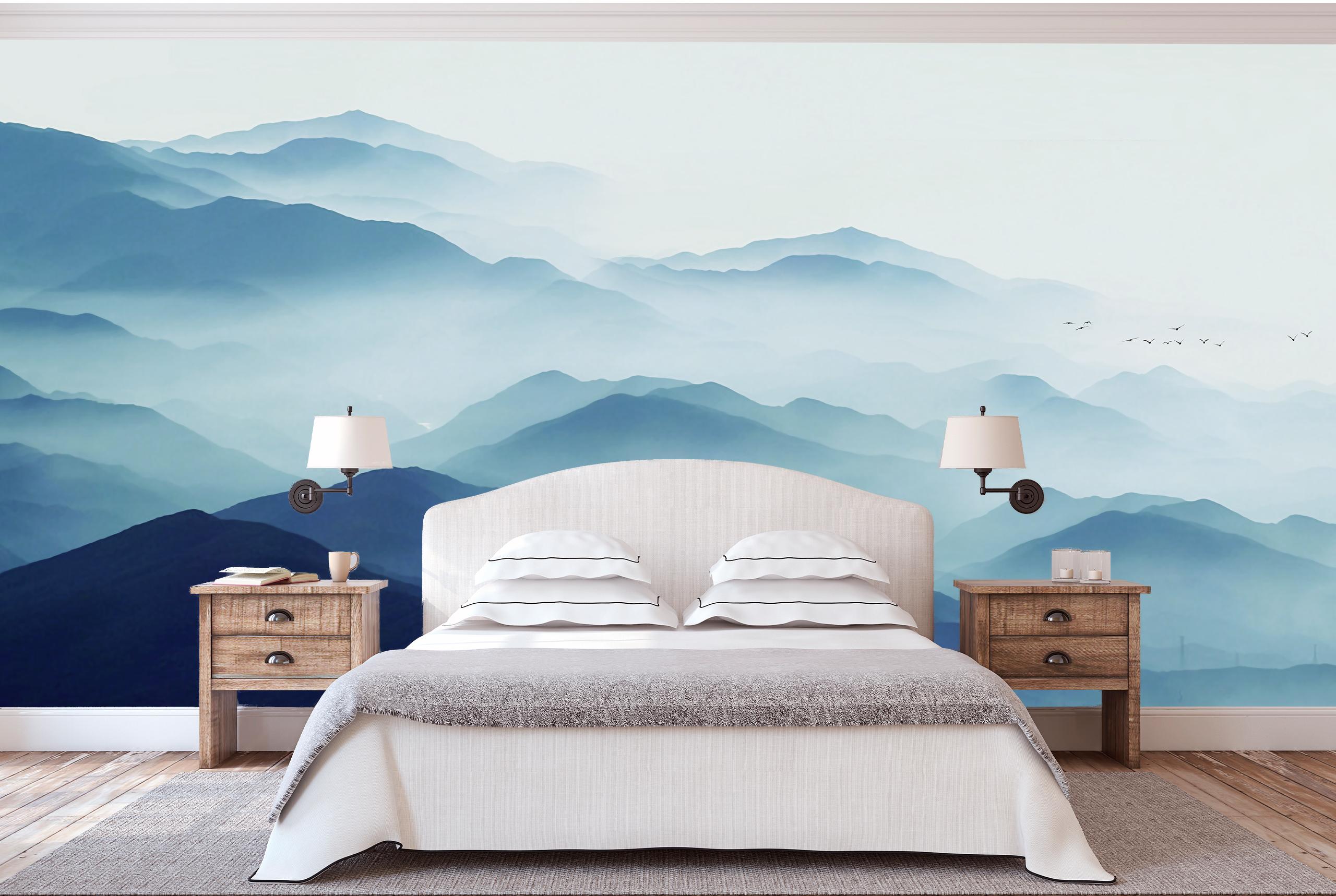 

Виниловые Фотообои Walldeco Туманный лес 200x130 Фреска