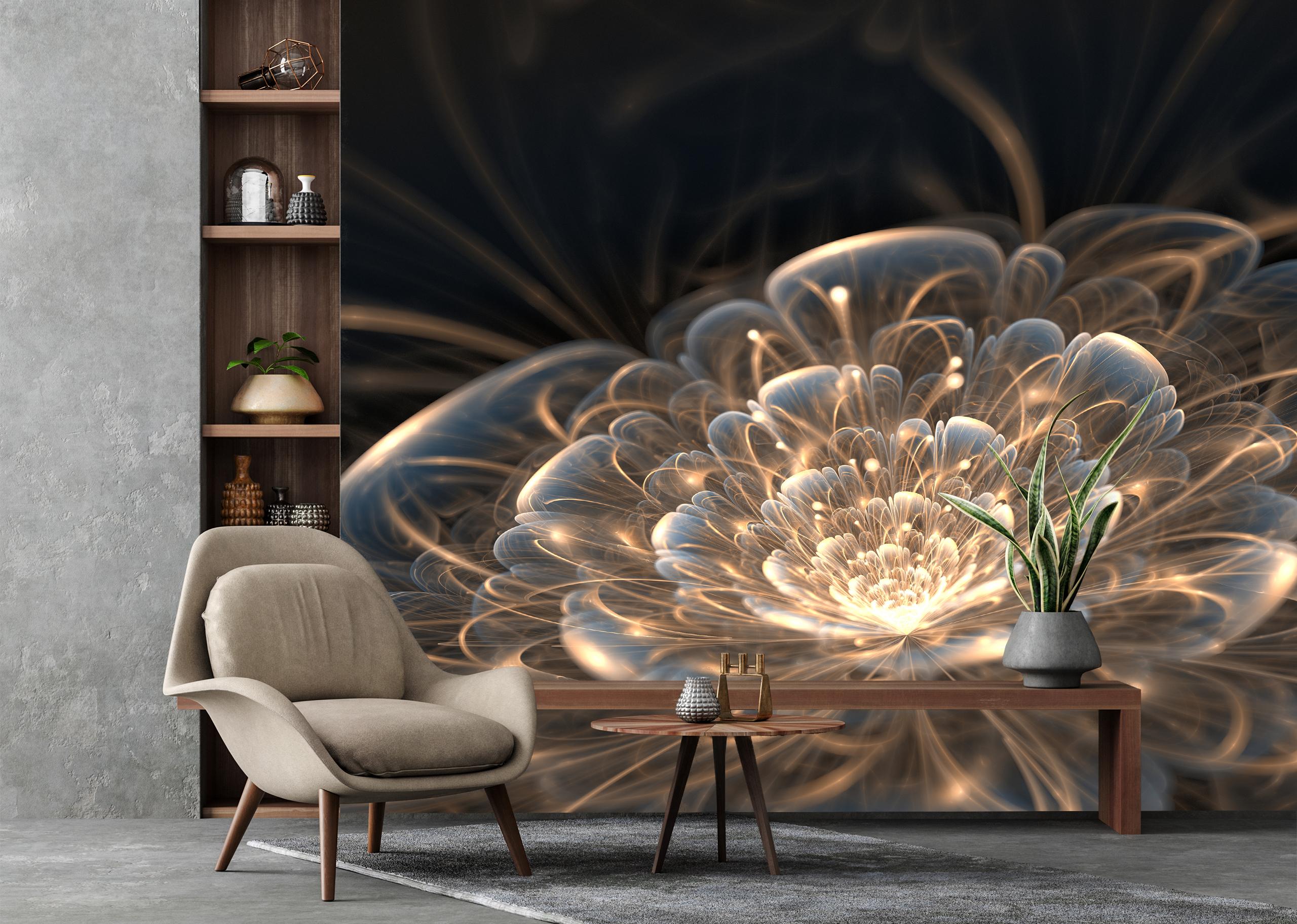 

Виниловые Фотообои Walldeco Волшебный цветок 285x190 Волокно