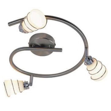 

Светильник настенно-потолочный спот поворотный накладной HTL-136/3 E14 SN Brille L5-261