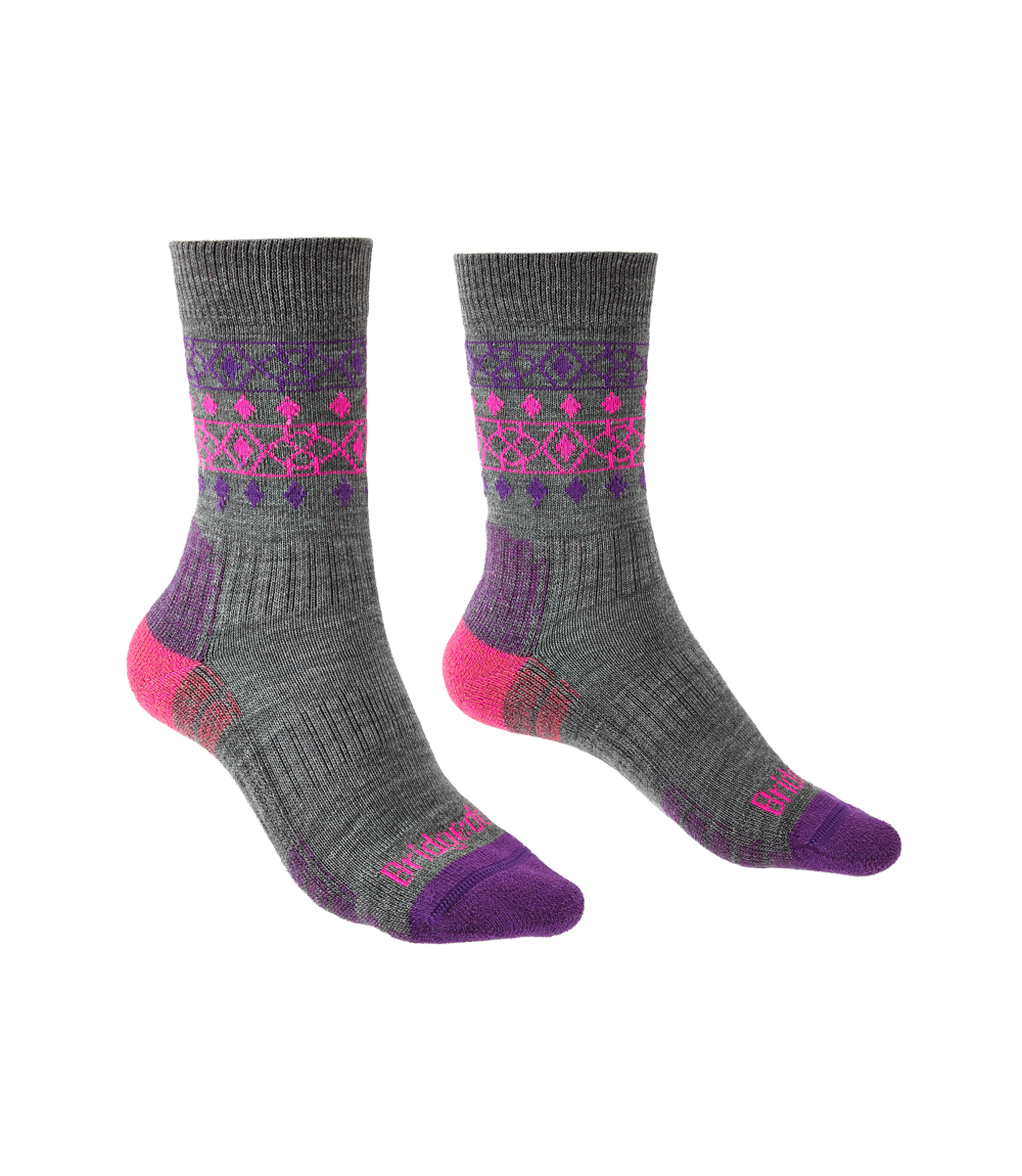 

Носки Bridgedale Hike LightWeight Boot Pattern Wmn (M.P.) Grey/pink (710095.823, Носки Bridgedale Hike LightWeight Boot Pattern Wmn (M.P.) Grey/pink (710095.823.S)