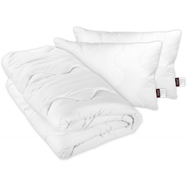 

Одеяло TM SONEX Basic Platinum 200 х 220 Теплое + подушка 50 х 70-2 шт