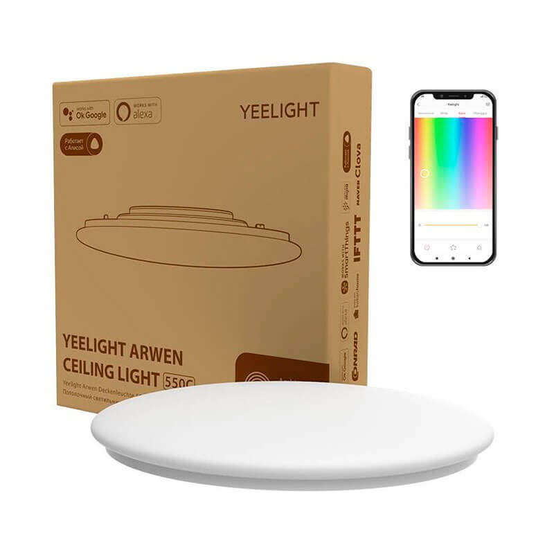 

Потолочный смарт-светильник Yeelight Arwen Ceiling Light 550C 598mm 50W 2700-6500K Wi-Fi/BLE (YLXD013-C)