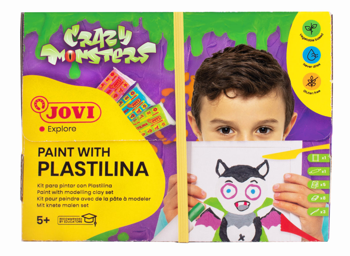 

Набор пластилина JOVI Джови Рисуй Пластилином Монстрики (26304)