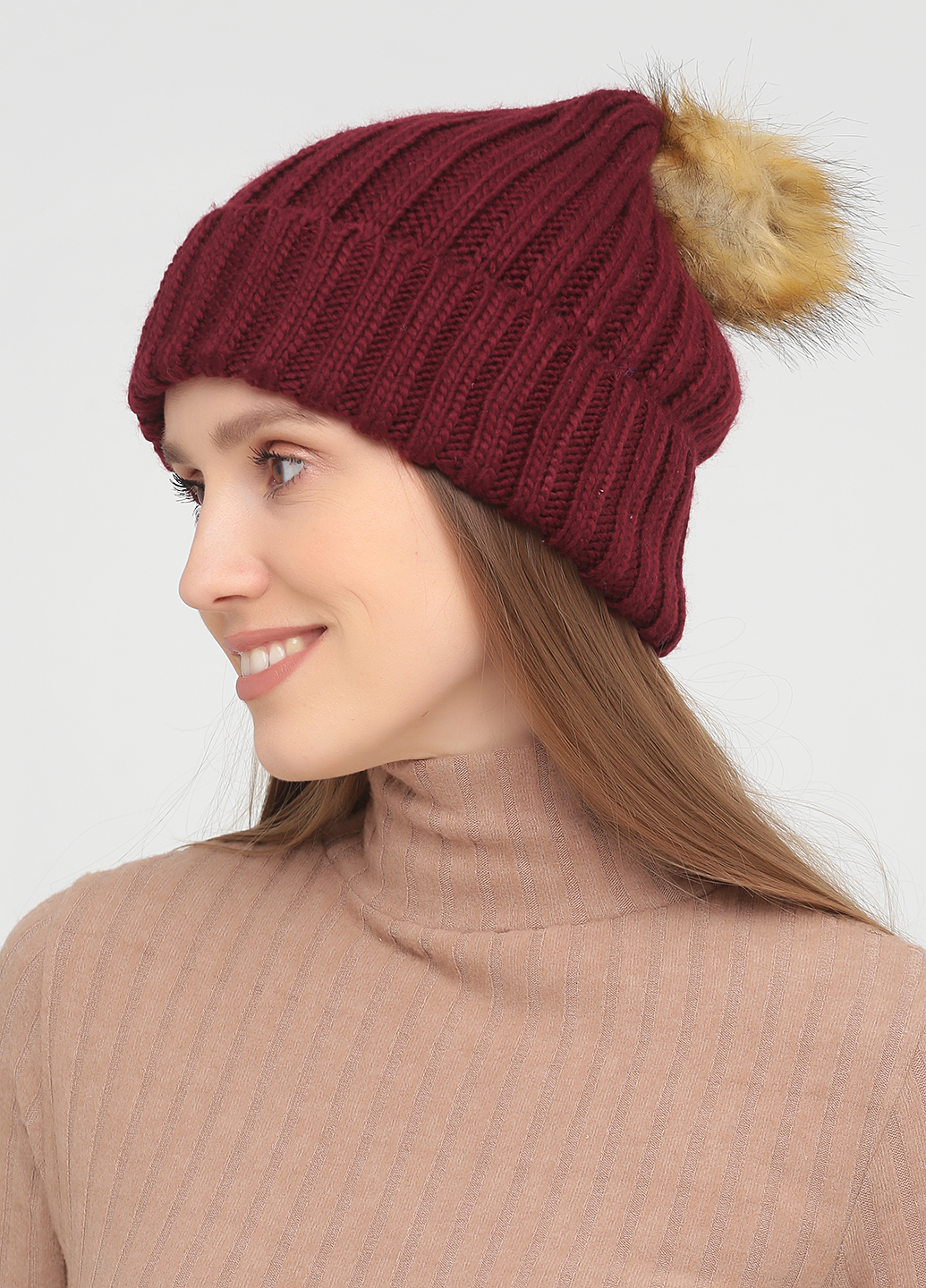 

Шапка H&M 0-1748 Бордовая