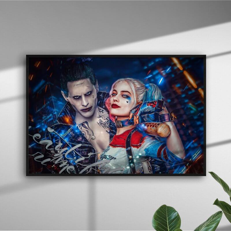 

Картина Арт-холст Харли и Джокер Арт-urb_00320 80х60 см
