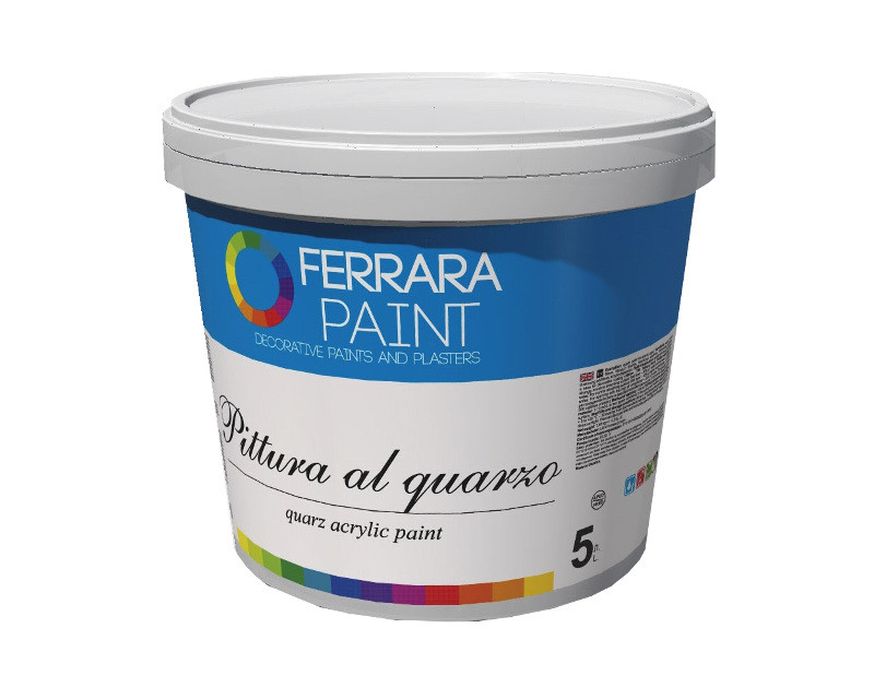 

Грунт с кварцевой мукой FERRARA PITTURA AL QUARZO для декоративных штукатурок 5л
