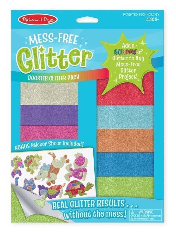 

Набор для творчества с блестящими наклейками Радуга Booster Glitter Pack Melissa & Doug