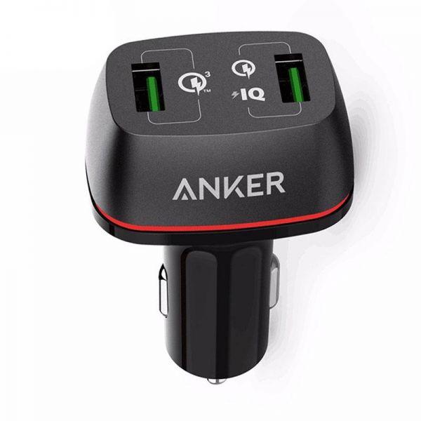 

USB Car Charger Quick charge 3.0 Anker Powerdrive+2 with V3