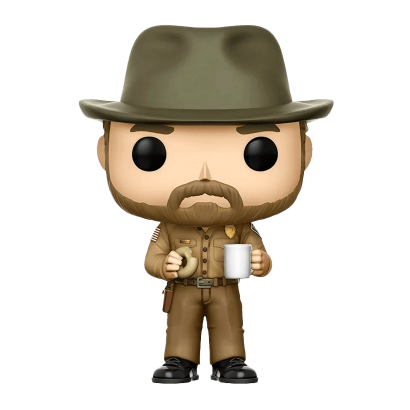 

Фигурка FUNKO POP! TV Stranger Things Hopper w/ Donut Animation 100mm Brown Новый