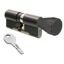 

Цилиндр EVVA ICS (71хK61) 3KEY ключ-тумблер черный