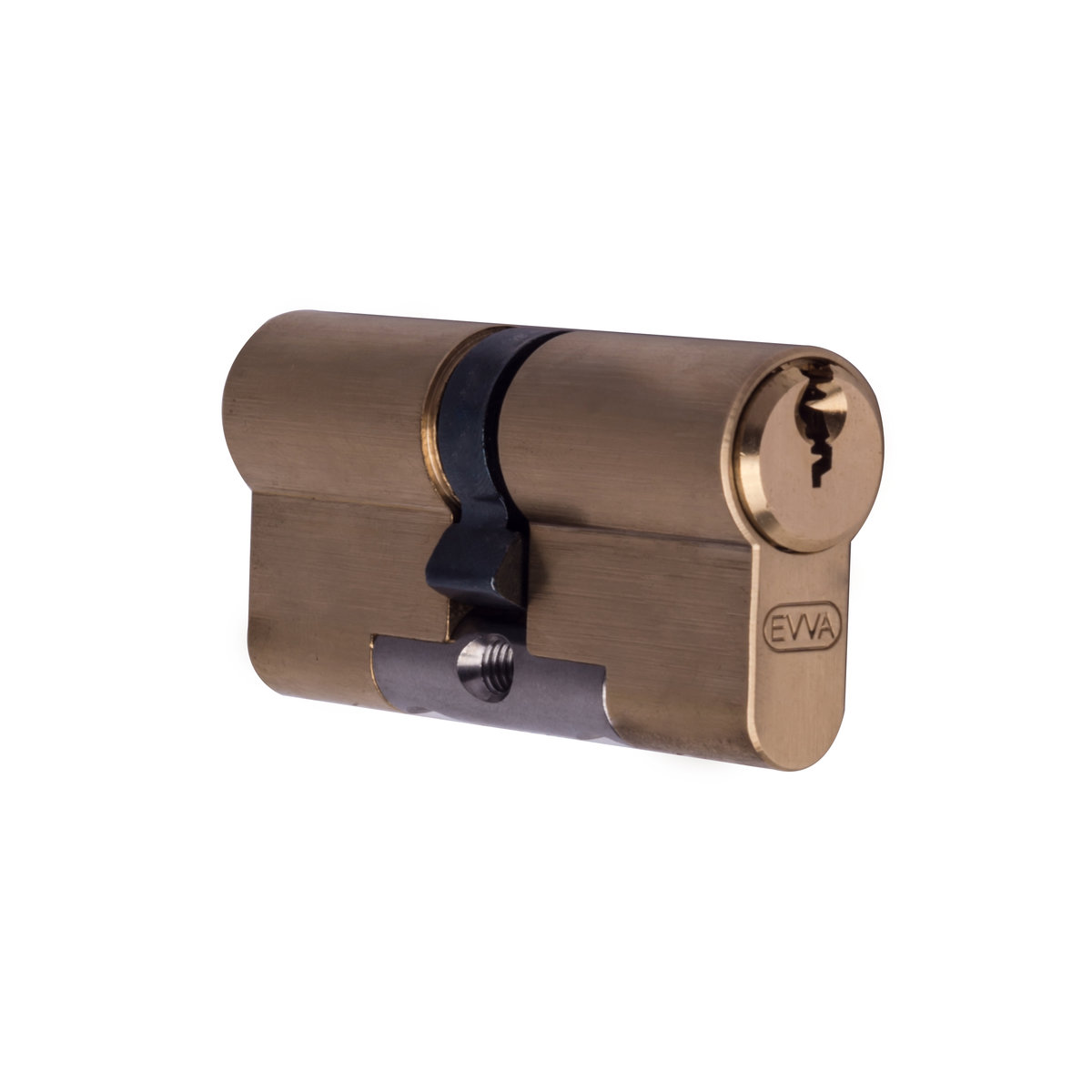 

Цилиндр EVVA EPS (41х56) 3KEY ключ-ключ матовая латунь