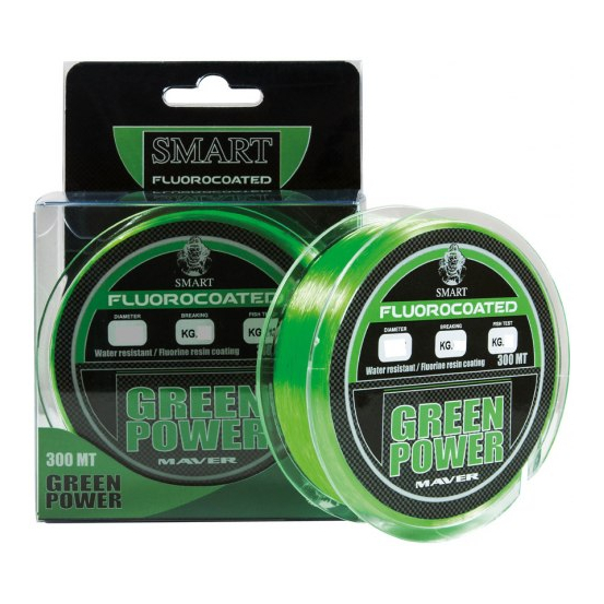 

Леска Smart Green Power Fluorine 300m 0.20mm 3.7kg