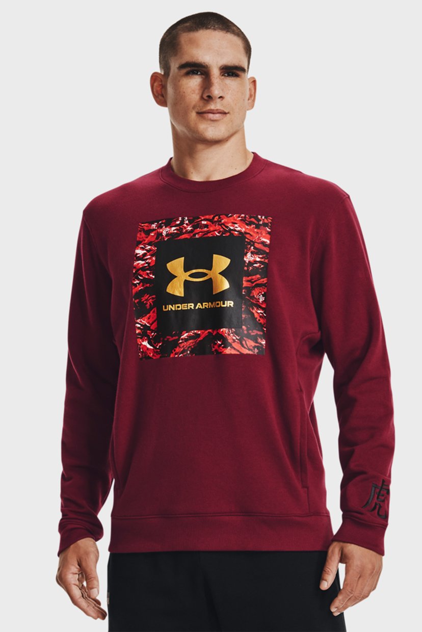 

Мужской бордовый свитшот UA CNY RIVAL FLC CREW Under Armour MD 1366426-626