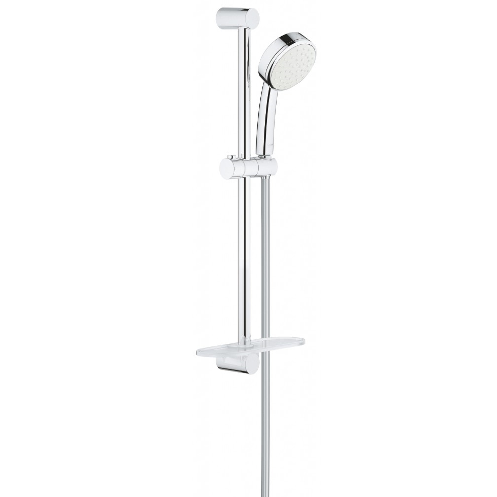 

Душевой комплект со стойкой GROHE Tempesta Cosmopolitan со шлангом 1750мм ручной лейкой 100мм хром 26083002