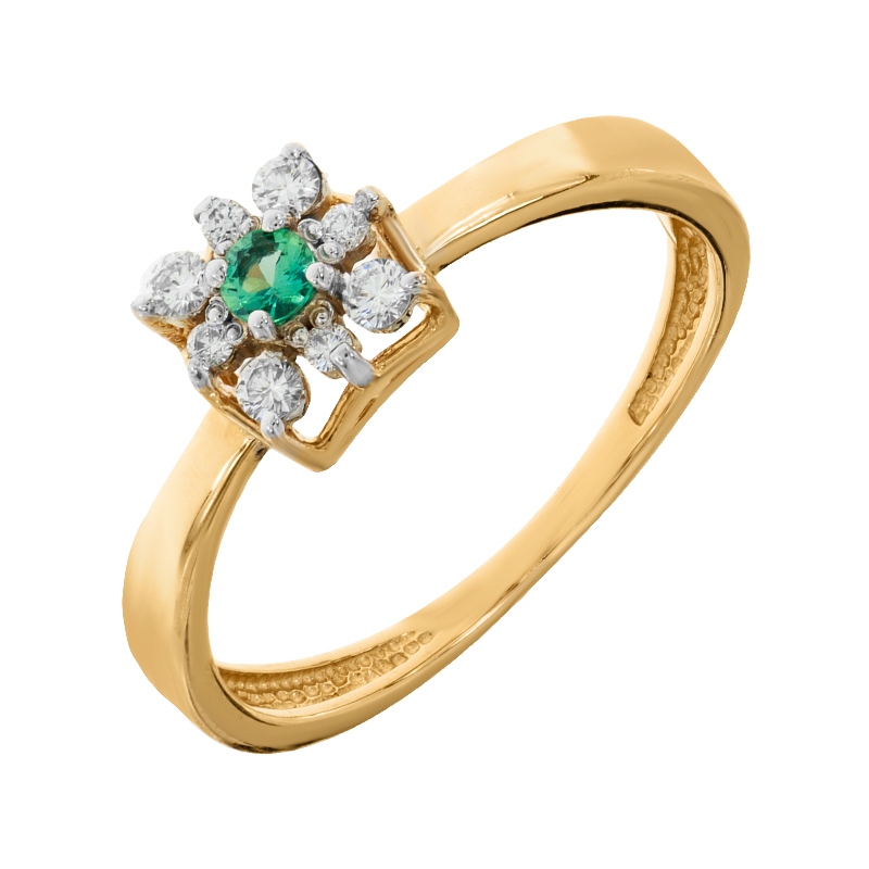 

Кольцо помолвочное Diamant к2915-06 18.0