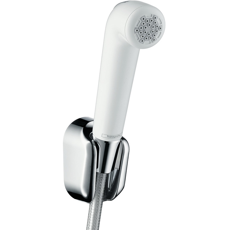 

Гигиенический набор с лейкой и шлангом для туалета HANSGROHE шланг 1250мм белый 32127000