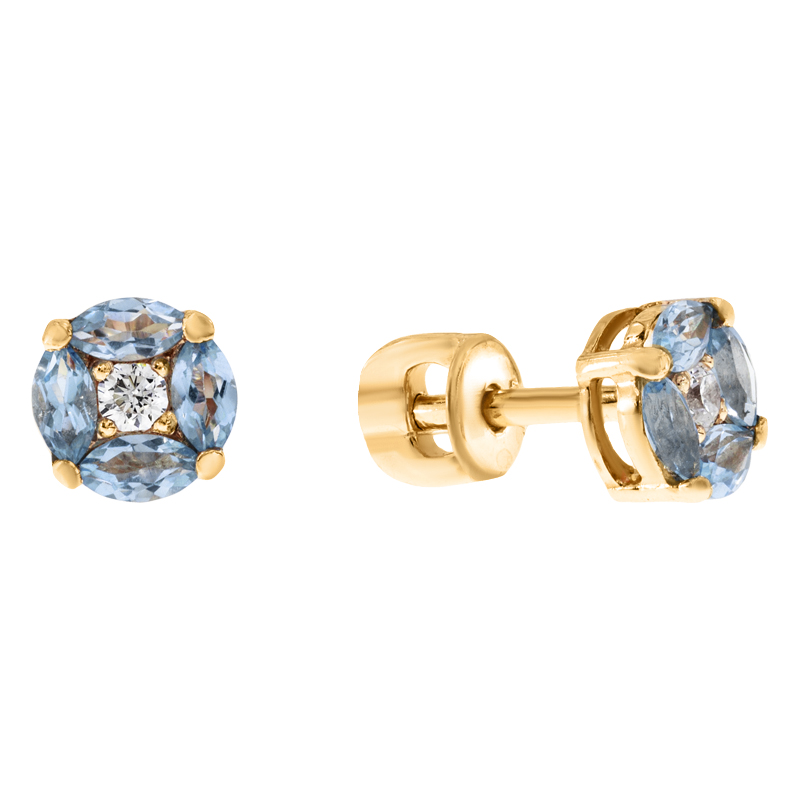

Серьги-пусеты Diamant с1593-02