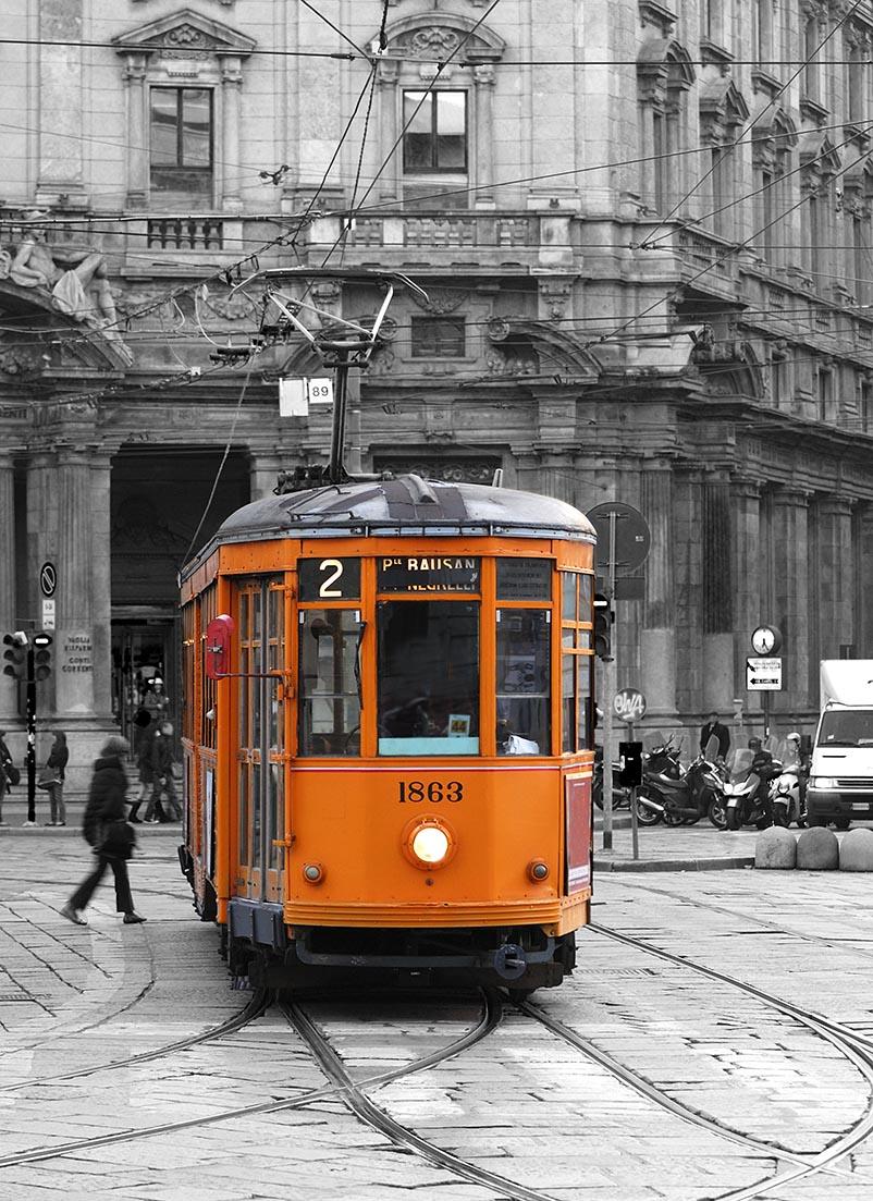 

Картина Арт-Холст Трамвай №4330 (50x70см)