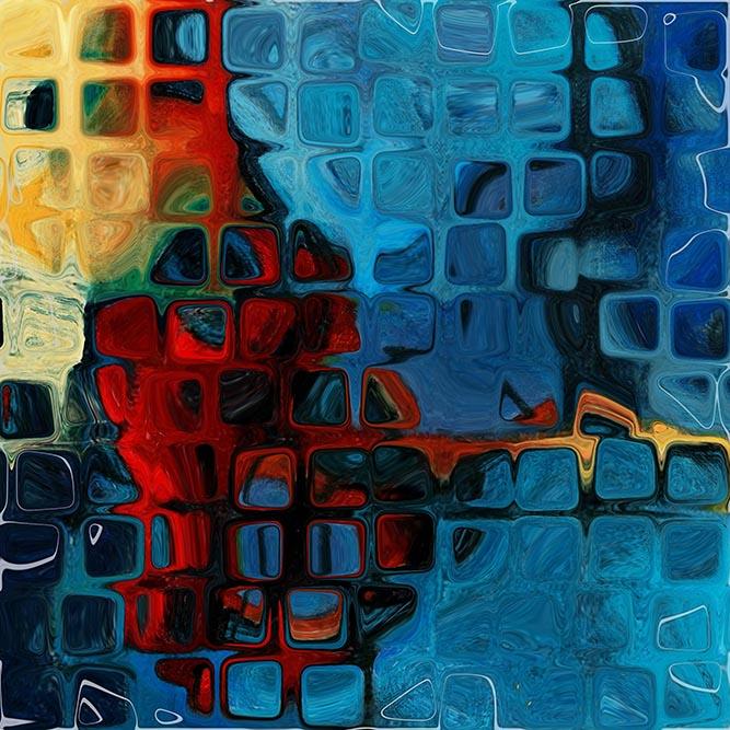 

Картина Арт-Холст Стеклянные квадраты №2093 (70x50см)