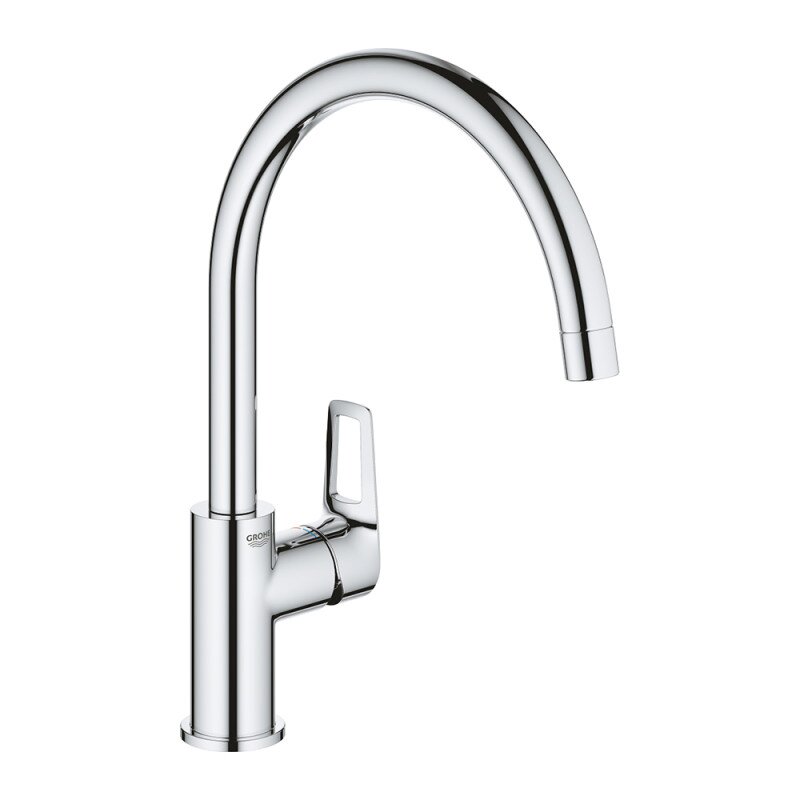 

Cмеситель для кухни одноручный GROHE BauLoop хром латунь 31232001