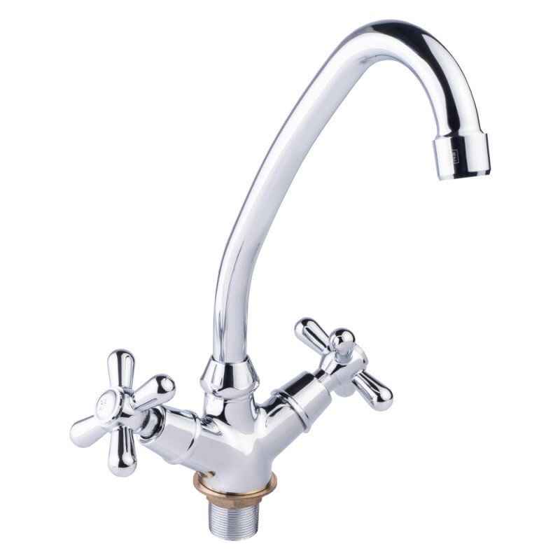 

Кран на кухню двухрукояточный LIDZ Dominox хром латунь LIDZCRM15272FK1