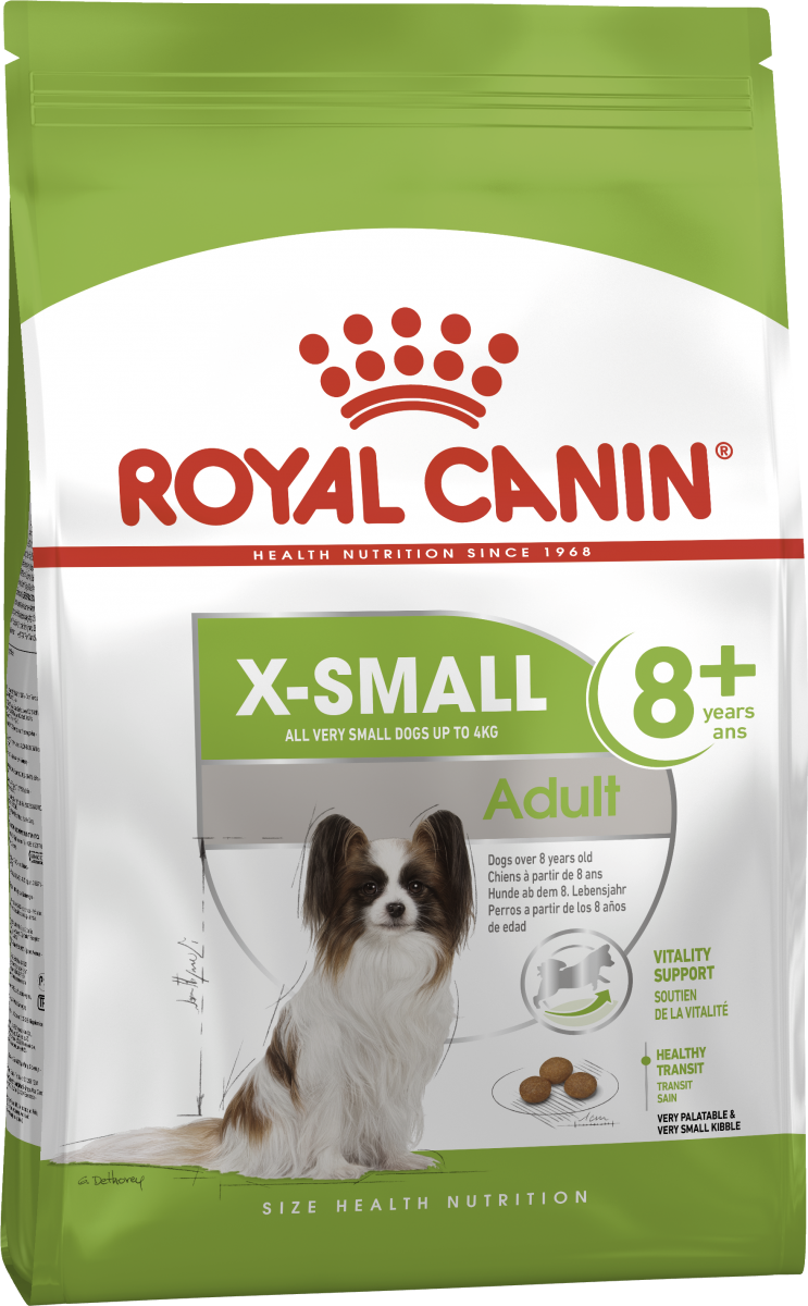 

Сухой корм для собак Royal Canin X-Small Adult 8+ 3 кг