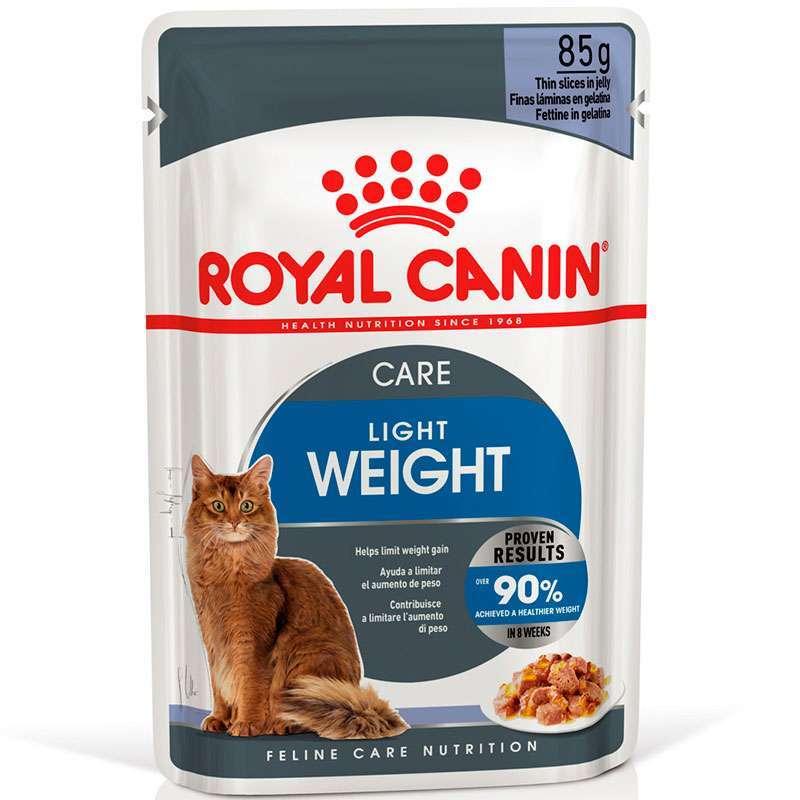 

Влажный корм для котов Royal Canin Light Weight Care в желе 85г*12шт(упаковка) (4152001up)