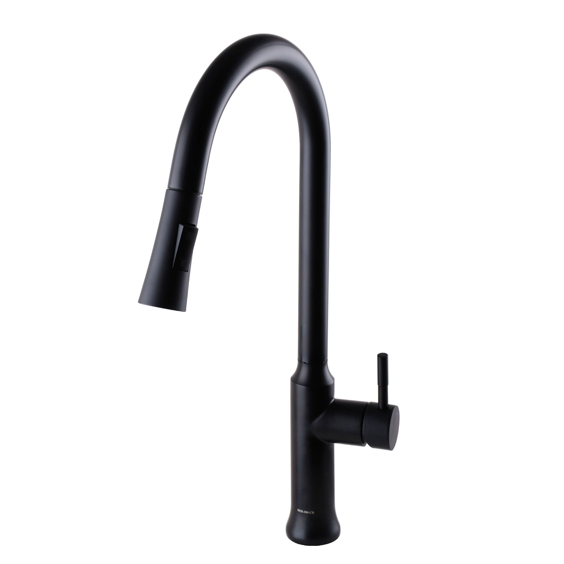 

Cмеситель на кухню с выдвижным шлангом GLOBUS LUX ALPEN SBT1-2033-BB черный нержавеющая сталь 000021155