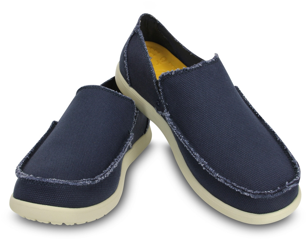 

Мужские лоферы (туфли) Crocs Santa Cruz 45 Темно-синий/бежевый 10128