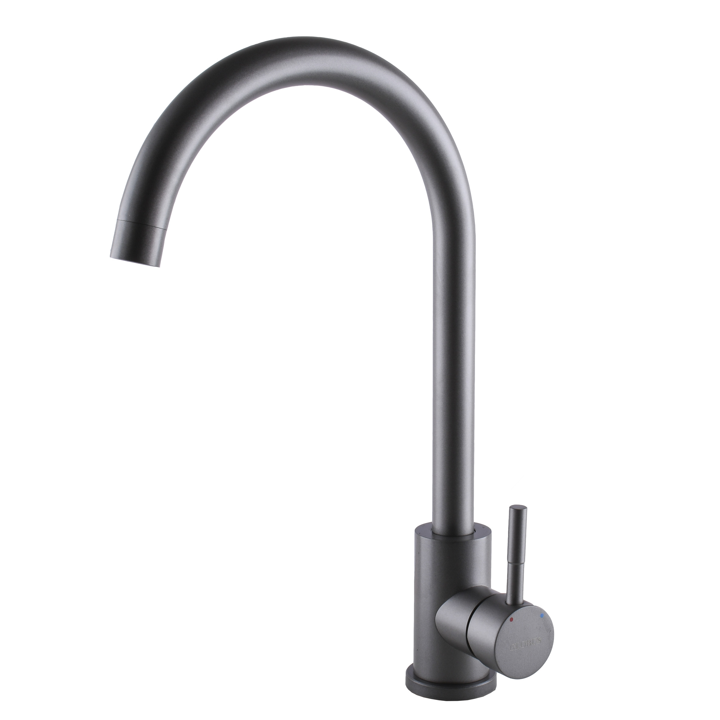 

Cмеситель кухонный однорычажный GLOBUS LUX ALPEN SBT1-203S-GRAY серый нержавеющая сталь 000022217