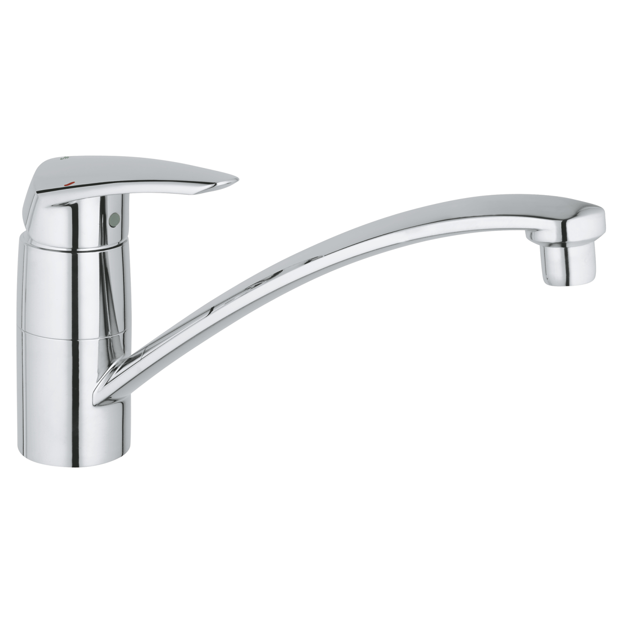 

Cмеситель для кухни одновентильный GROHE Eurodisc хром латунь 33770001