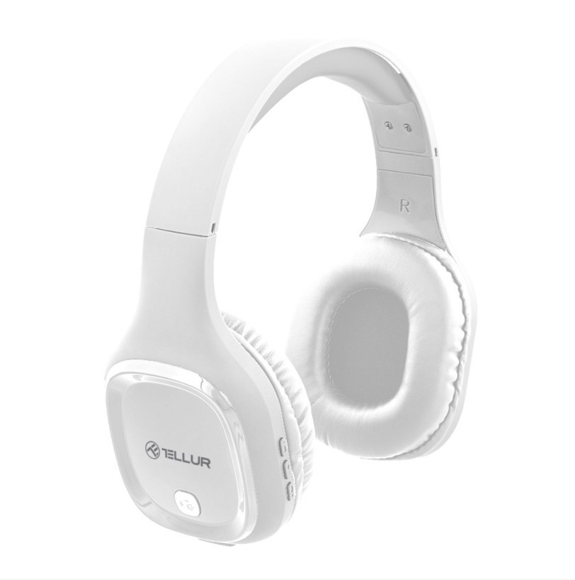 

Наушники Tellur Pulse Bluetooth Over-Ear Headphones White (TLL511371)