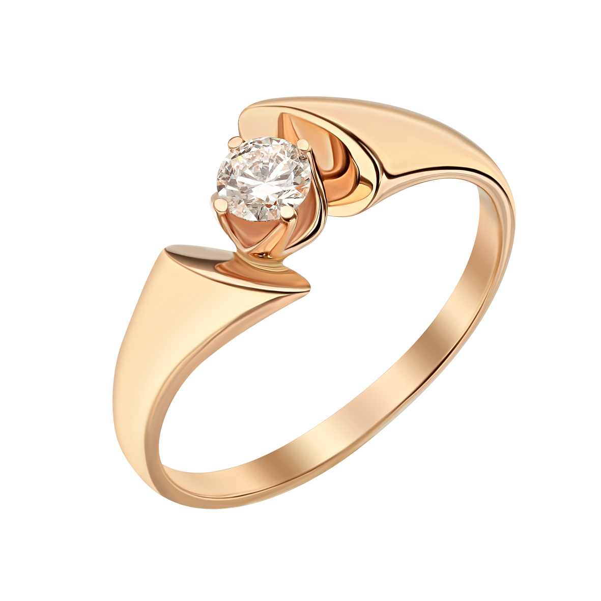 

Золотое кольцо с бриллиантом Tango Jewellery Company 750648 размер 16