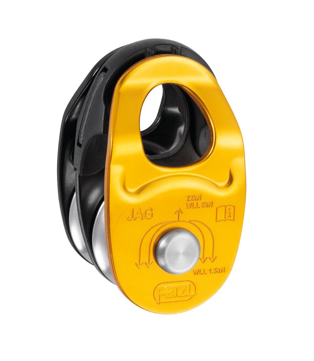 

Блок-ролик Petzl Jag yellow (P45)
