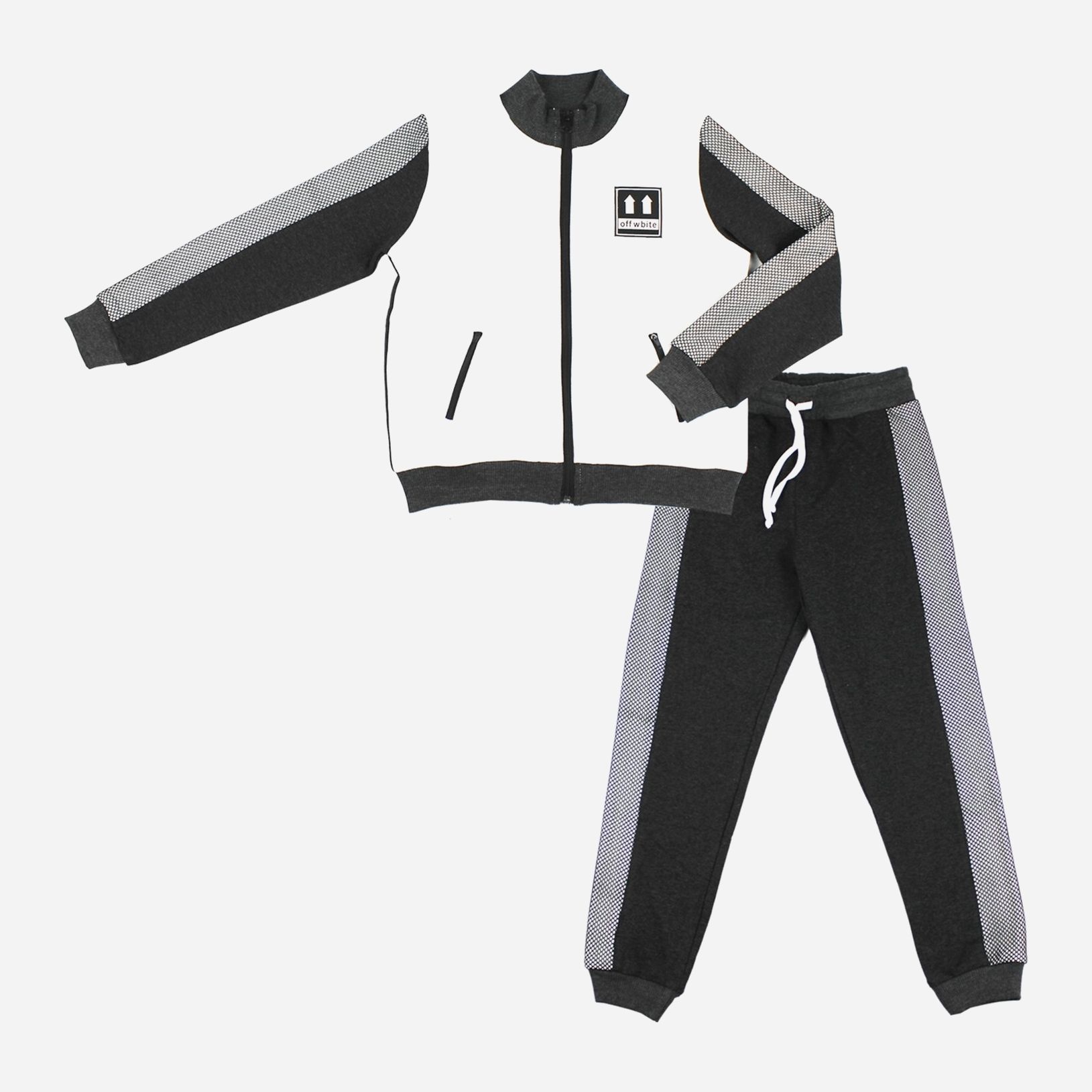 

Спортивный костюм Danaya ШЯ19-107 134 см Черный с белым