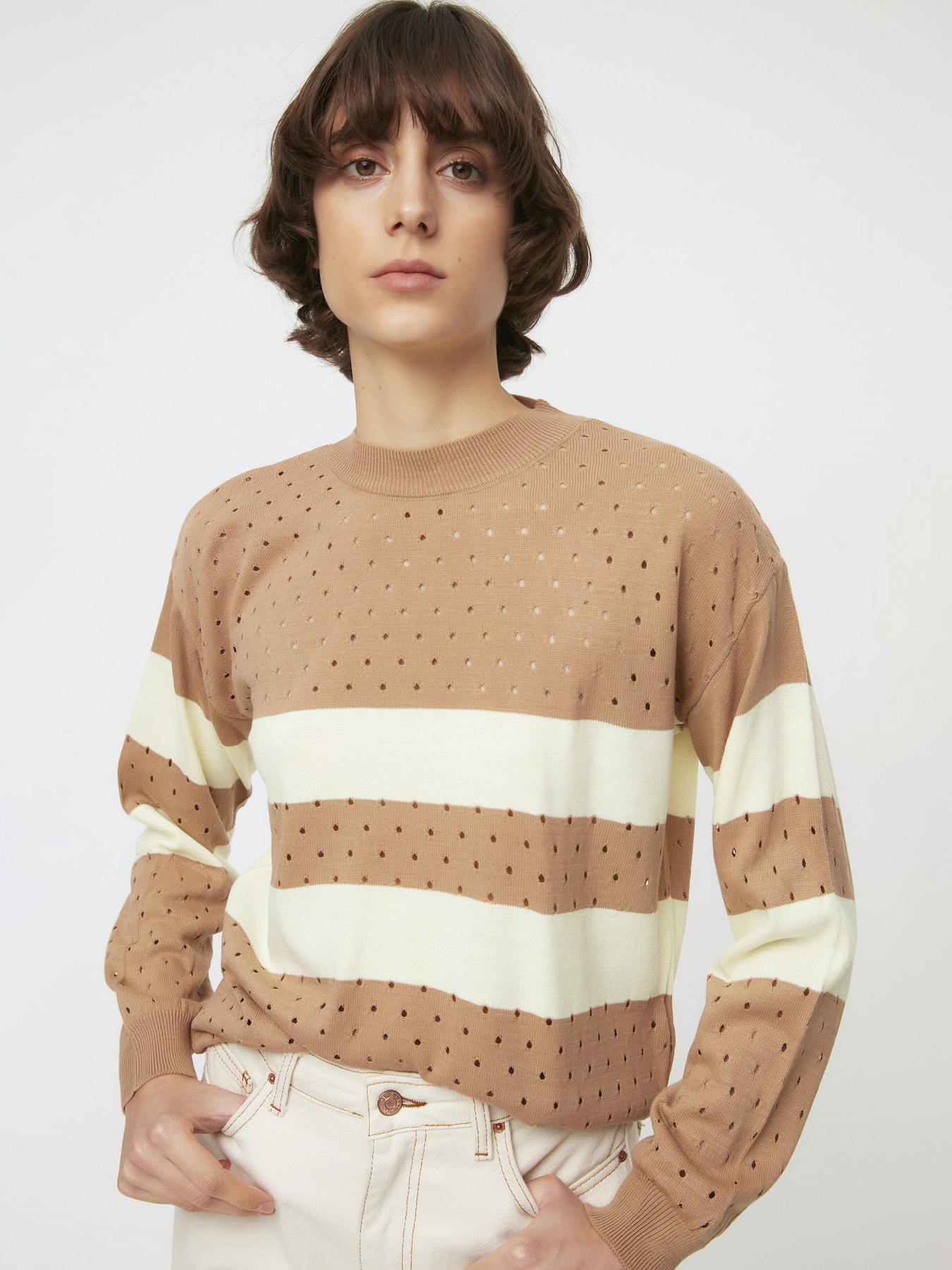 

Джемпер Trendyol TWOAW22KZ2893  Camel, Джемпер Trendyol TWOAW22KZ2893 S Camel