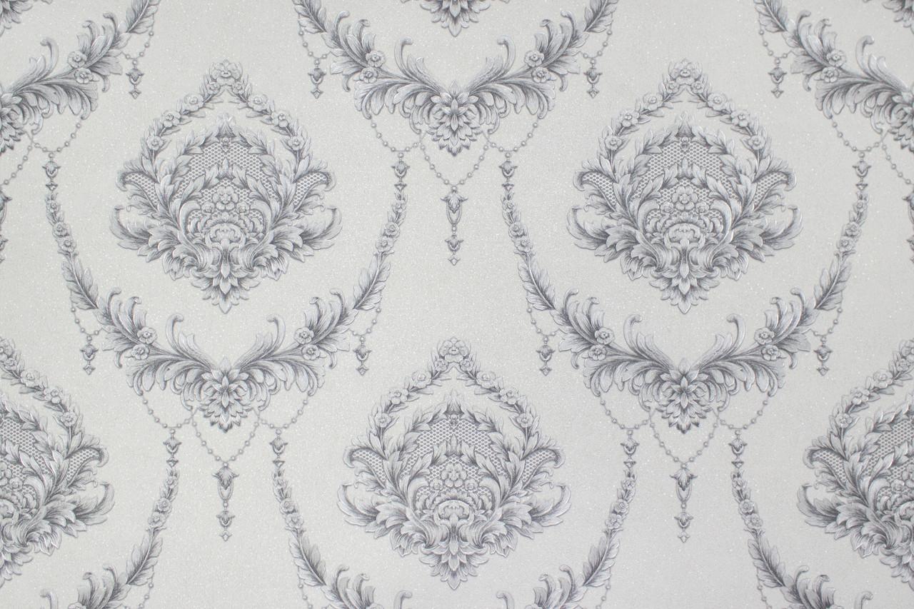 

Обои виниловые горячего тиснения на флизелиновой основе Vinil LS Честер 1.06х10.05 м стальной (VIP 7-1235)