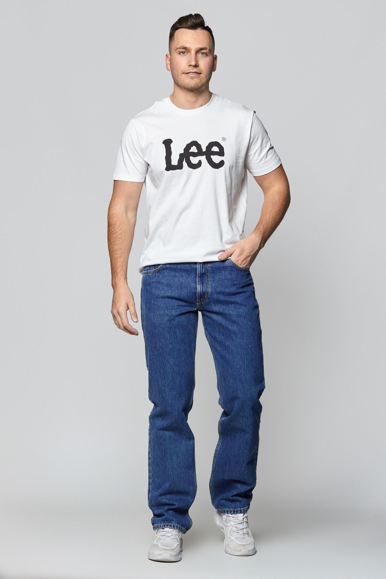 

Джинсы Lee Brooklyn Comfort Regular Classic Straight Синий, Джинсы Lee Brooklyn Comfort Regular Classic Straight Синий 33-32