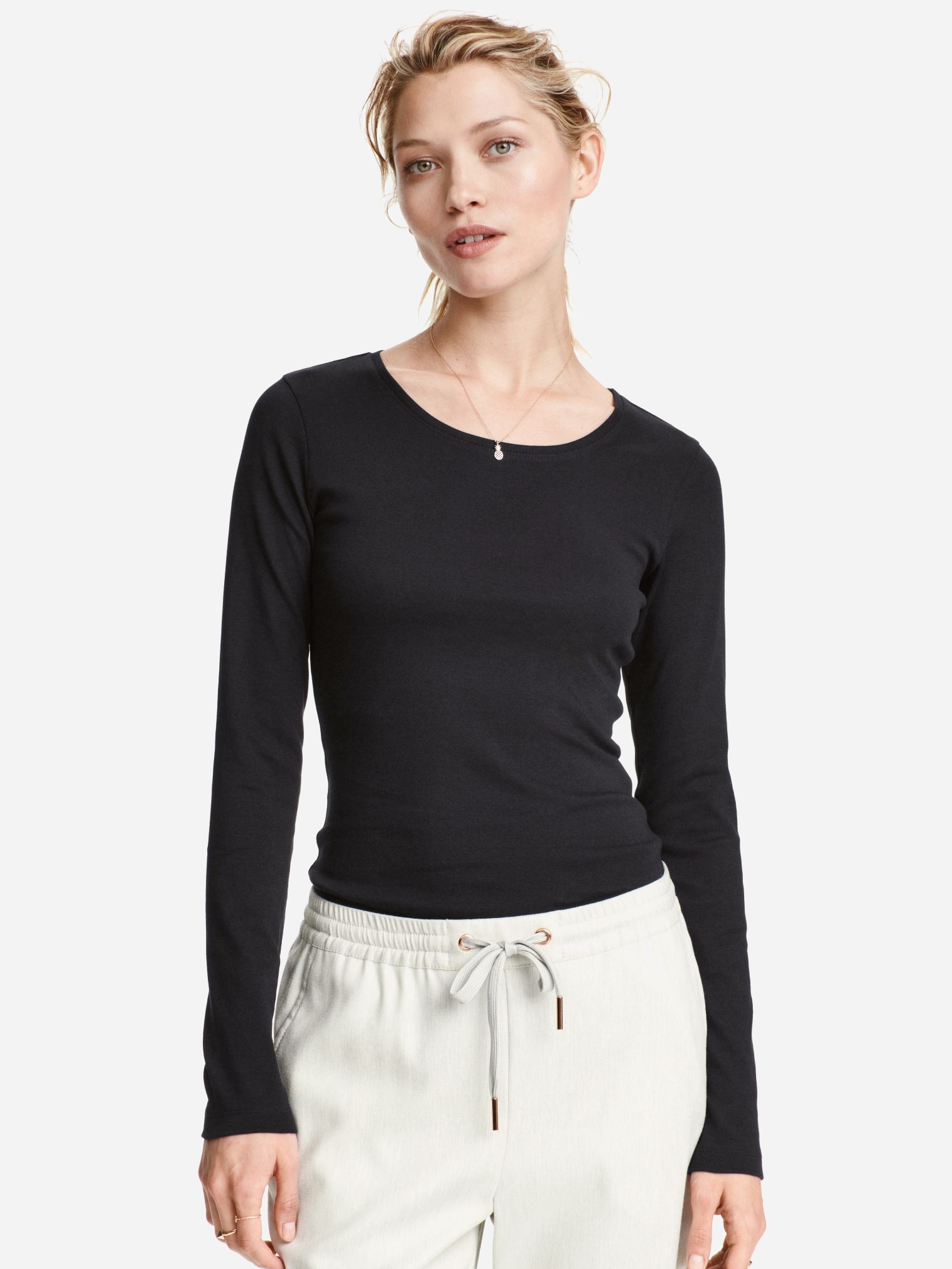 

Лонгслив H&M 0189629-8  Черный (СА2000001434420, Лонгслив H&M 0189629-8 L Черный (СА2000001434420)