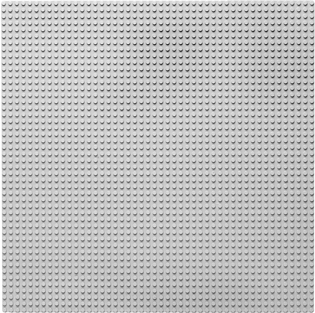 

Конструктор LEGO 628 Creator Велика сіра будівельна плита XL 38см x 38см X-Large Baseplate Grey