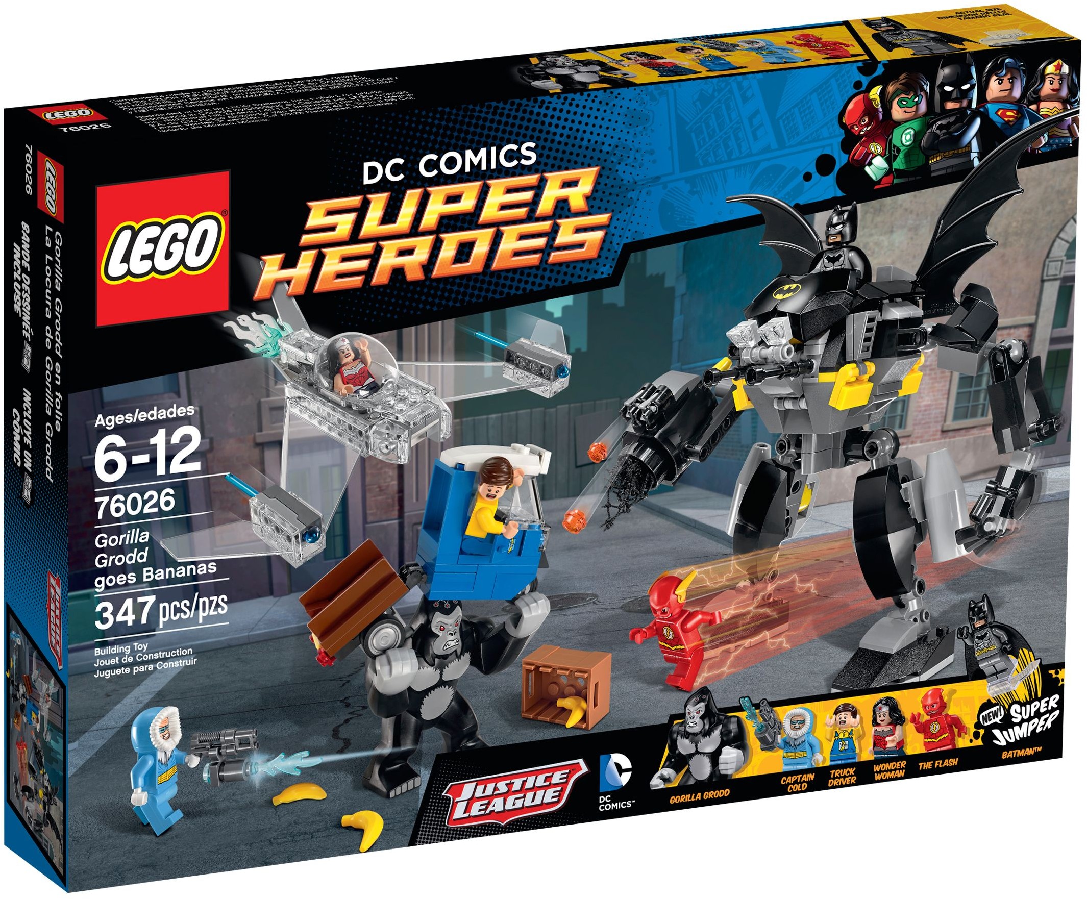 

Конструктор LEGO 76026 Super Heroes Горила Гродд лютує Gorilla Grodd Goes Bananas