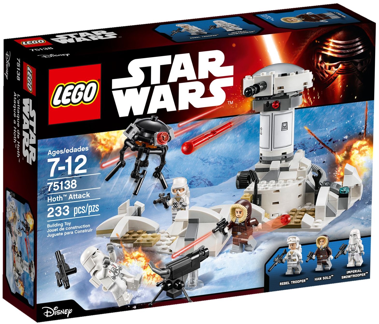 

Конструктор LEGO 75138 Star Wars Напад на Хот Hoth Attack
