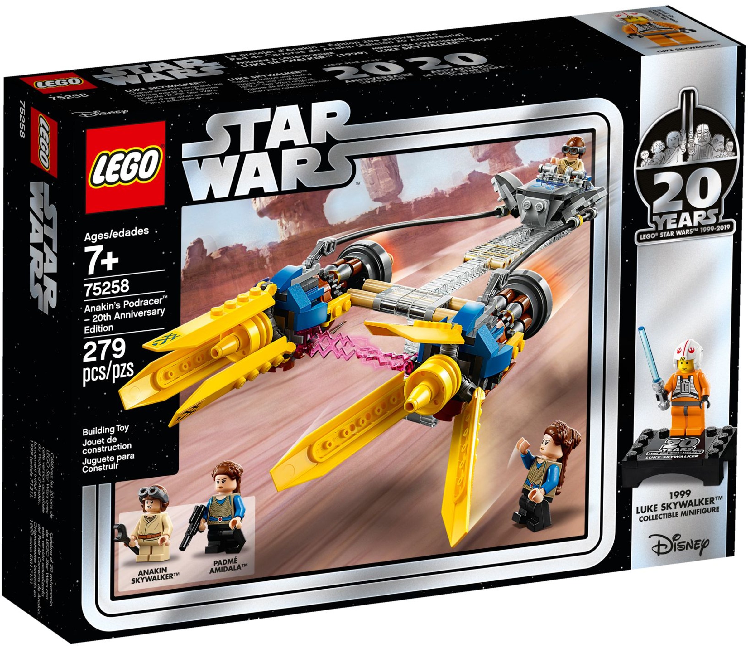 

Конструктор LEGO 75258 Star Wars Подрейсер Енакіна до двадцятої річниці Anakin's Podracer – 20th Anniversary Edition