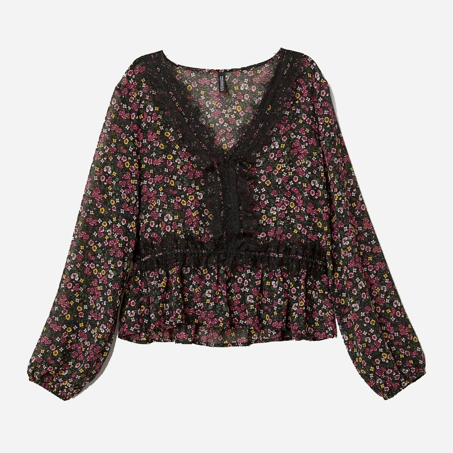 

Блузка H&M 2712663817  Черная, Блузка H&M 2712663817 40 Черная