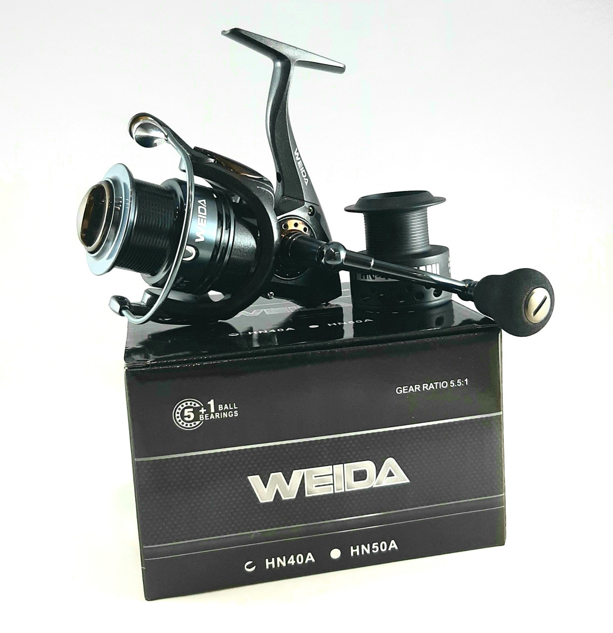 

Фидерная рыболовная катушка Weida ( Kaida) HN50A с низкопрофильной шпулей 5+1 подшипников