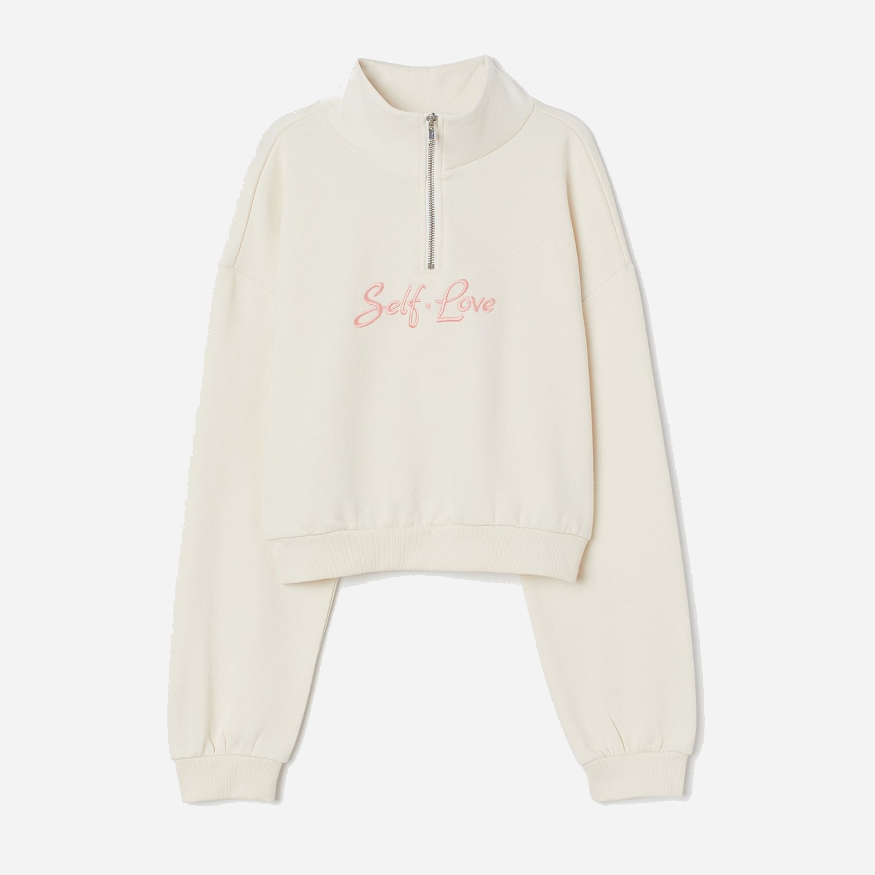 

Свитшот H&M 0754713_self.love  Молочный, Свитшот H&M 0754713_self.love XL Молочный