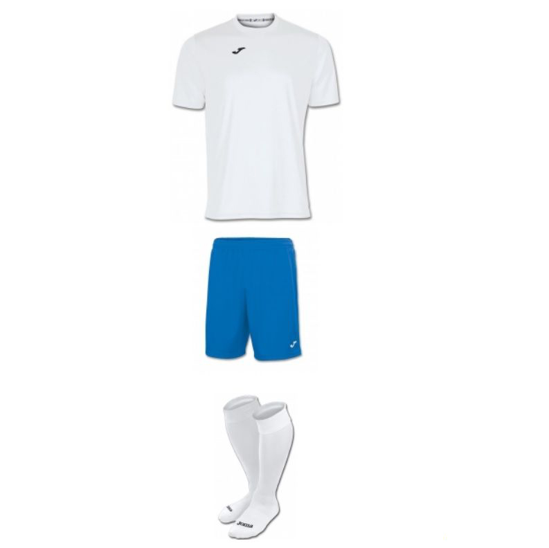 

Комплект футбольной формы белый Joma COMBI №6 2XS