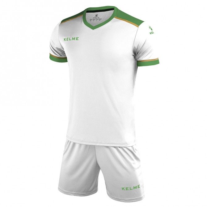 

Комплект футбольной формы Kelme SEGOVIA бело-зеленый 3XL 3871001.9105