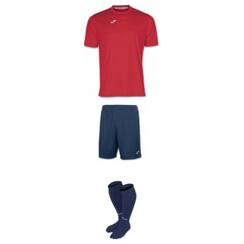 

Комплект футбольной формы красный Joma COMBI №18 2XS